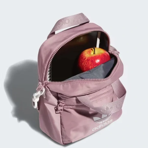 adidas micro backpack in light purple/white - Picture 5 of 10